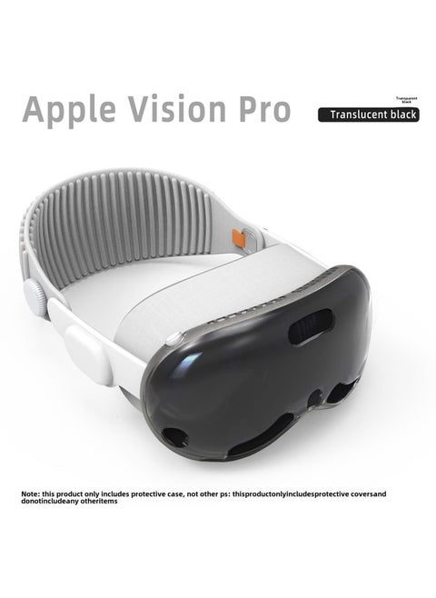 For Apple Vision Pro Battery Case Transparent For Apple VR Head Display Power TPU Case-Specifications:[TPU Black Transparent] VR Host Protective Shell