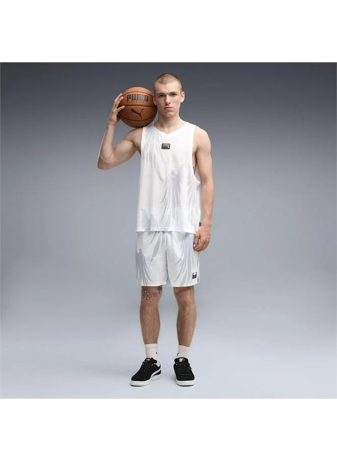 Puma Platinum Gray-AOP Rare Supply 7" Knitted Shorts Men for Men | Best Price UAE