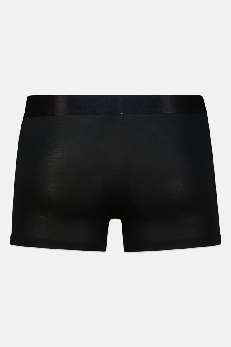 LA Gear Men 3 Pcs Brand Logo Boxer Briefs, Black  - Image 4