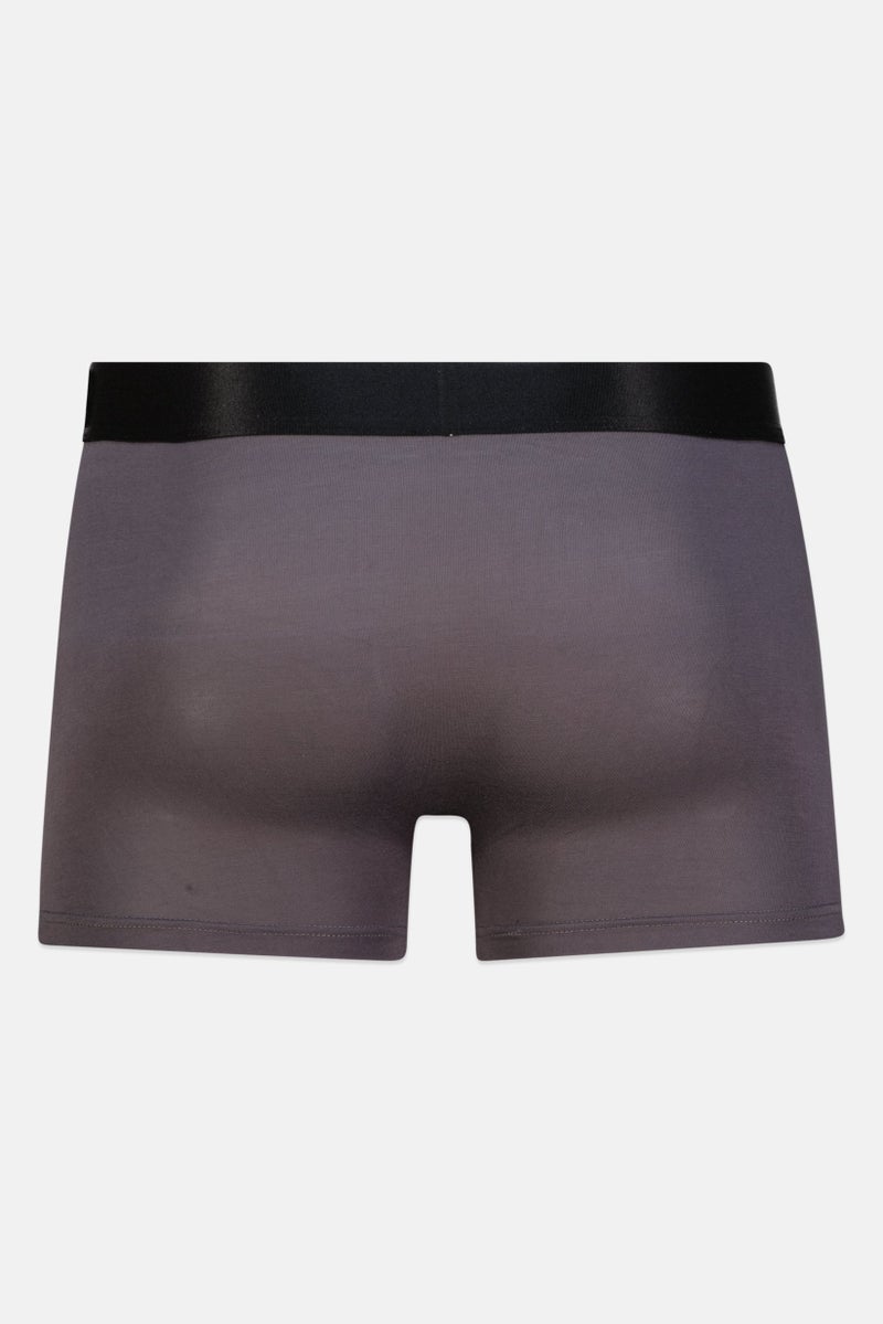 LA Gear Men 3 Pcs Brand Logo Boxer Briefs, Black  - Image 2
