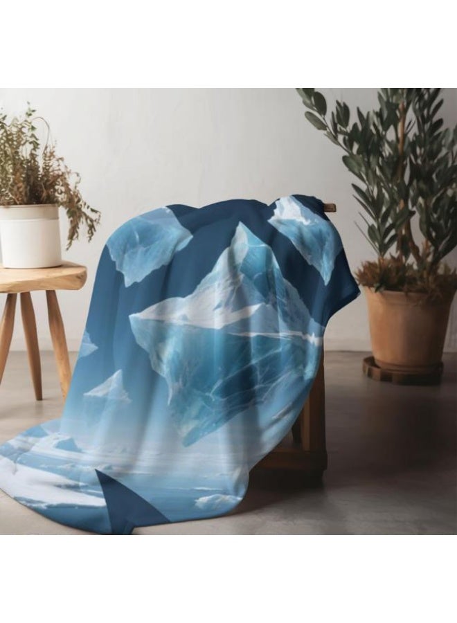 عام بطانية رقيقة من الفانيلا (دافئة ومريحة، ومناسبة للنوم واستخدام الألعاب وإزالة الغبار ومقاومة للرمل) 150 سم * 200 سم - 200 - Image 1