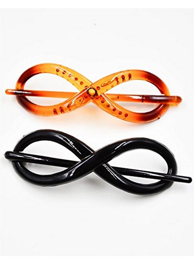 Prettyou Small Size 4.7" No Slip Effortless Twist Hair Clips For Women Pack Of 6 - Image 5