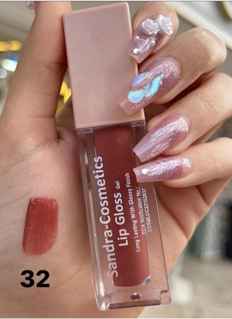 Sandra Sandra Liquid Gel Lip Gloss, shade32 multi-colour  - Image 1