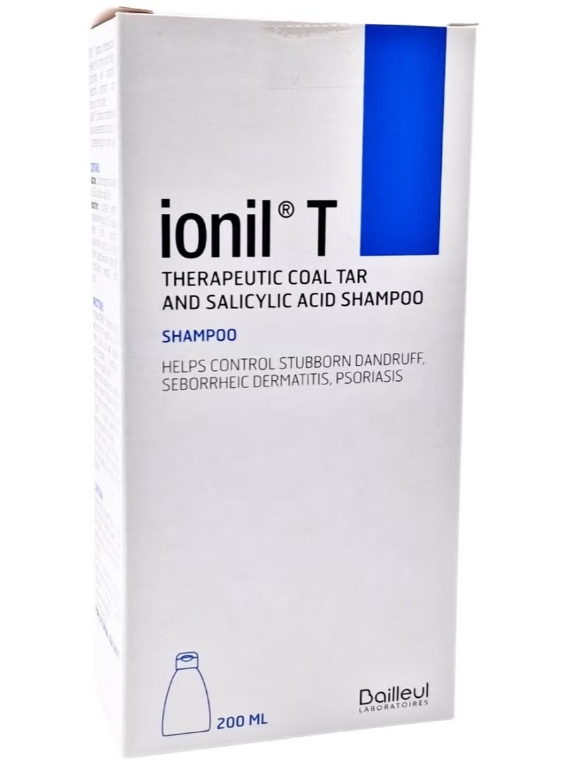 Ionil Anti-Dandruff Therapeutic Shampoo 200ml | For Seborrheic Dermatitis & Scalp Psoriasis - Image 1