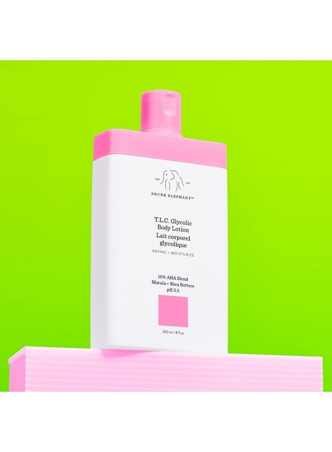 Drunk Elephant T.L.C. Glycolic Body Lotion with Marula and Shea Butters. Refining and Moisturizing for Healthy Skin (240 mL / 8 Fl Oz) - Image 2