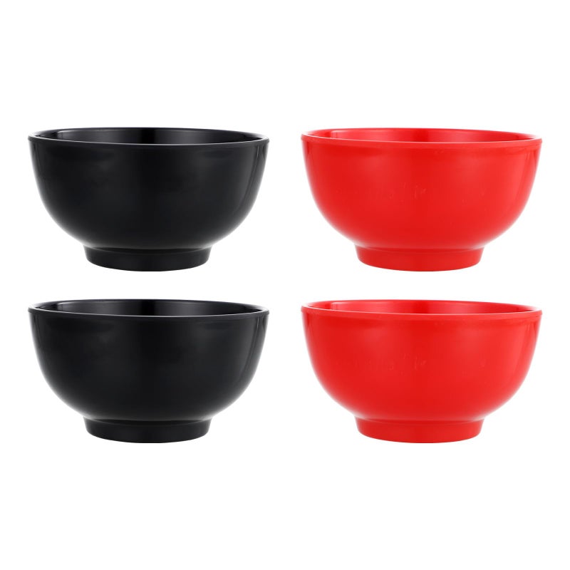 Melamine Small Bowls Set 4 Pieces Multi Function Rice Soup Salad Serving Bowls - Image 2