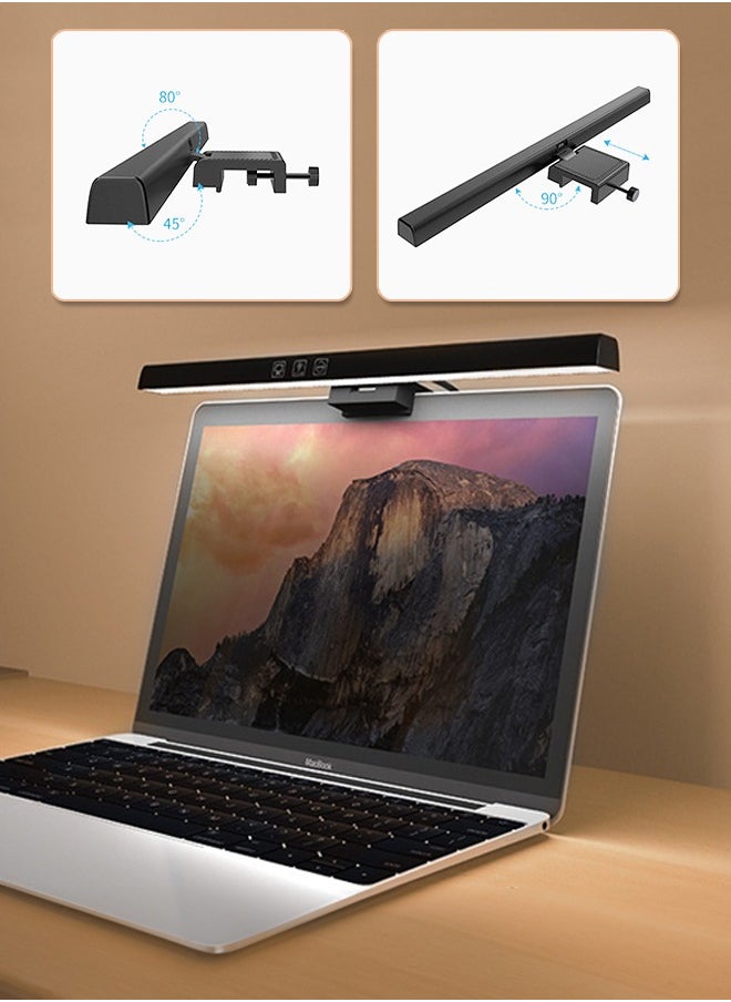 أوكيوز - شريط إضاءة للقراءة، مصباح شاشة يعمل بمنفذ USB للعناية بالعين، 25 وضع إضاءة، شاشة كمبيوتر، مصباح مكتبي، موفر للمساحة، شريط إضاءة LED لألعاب المكتب والمنزل - Image 1