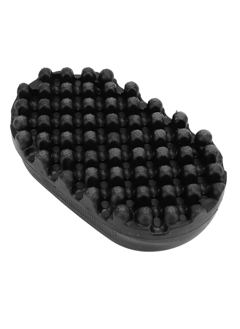 Asixxsix - Hair Sponge Rubber Curling Hair Brush Convenient to Use Afro Hair Sponge Barber Brush Washable Brush Ergonomic Hair Brush Sponge for Afro Coils Dreadlocks - Image 1