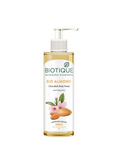 Almond Oil Ultra Rich Body Wash| Maintains Skin’S Natural Ph |100% Botanical Extracts| Soap-Free Body Wash Suitable For All Skin Types | 200Ml