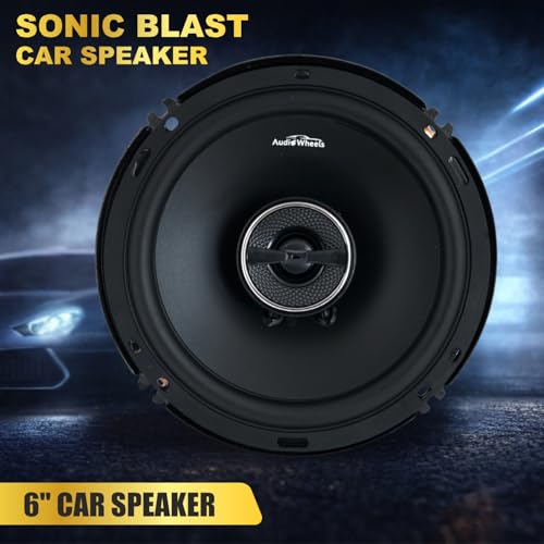 Audio Wheels 6" Sonic Blast Car Speaker – 150W RMS / 600W Max | 26mm High-Performance Voice Coil | Deep Bass Output | Durable Rubber Edge with PP Cone | 4Ω Impedance | Premium Sound Upgrade for Cars - Image 5