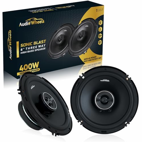 Audio Wheels 6" Sonic Blast Car Speaker – 150W RMS / 600W Max | 26mm High-Performance Voice Coil | Deep Bass Output | Durable Rubber Edge with PP Cone | 4Ω Impedance | Premium Sound Upgrade for Cars - Image 1