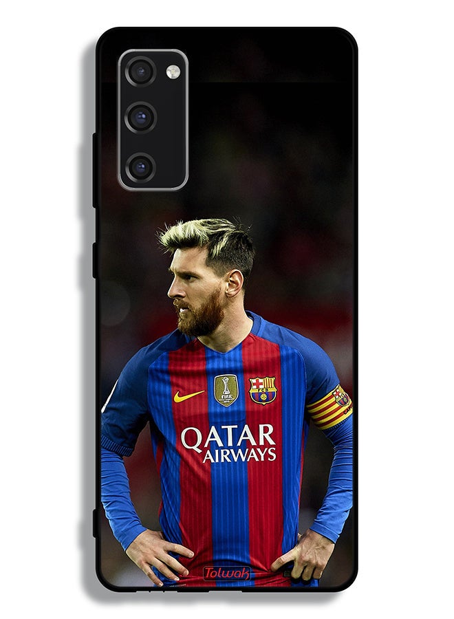 Tolwak Samsung Galaxy S20 FE 5G Protective Case Cover Messi Barcelona - Image 2