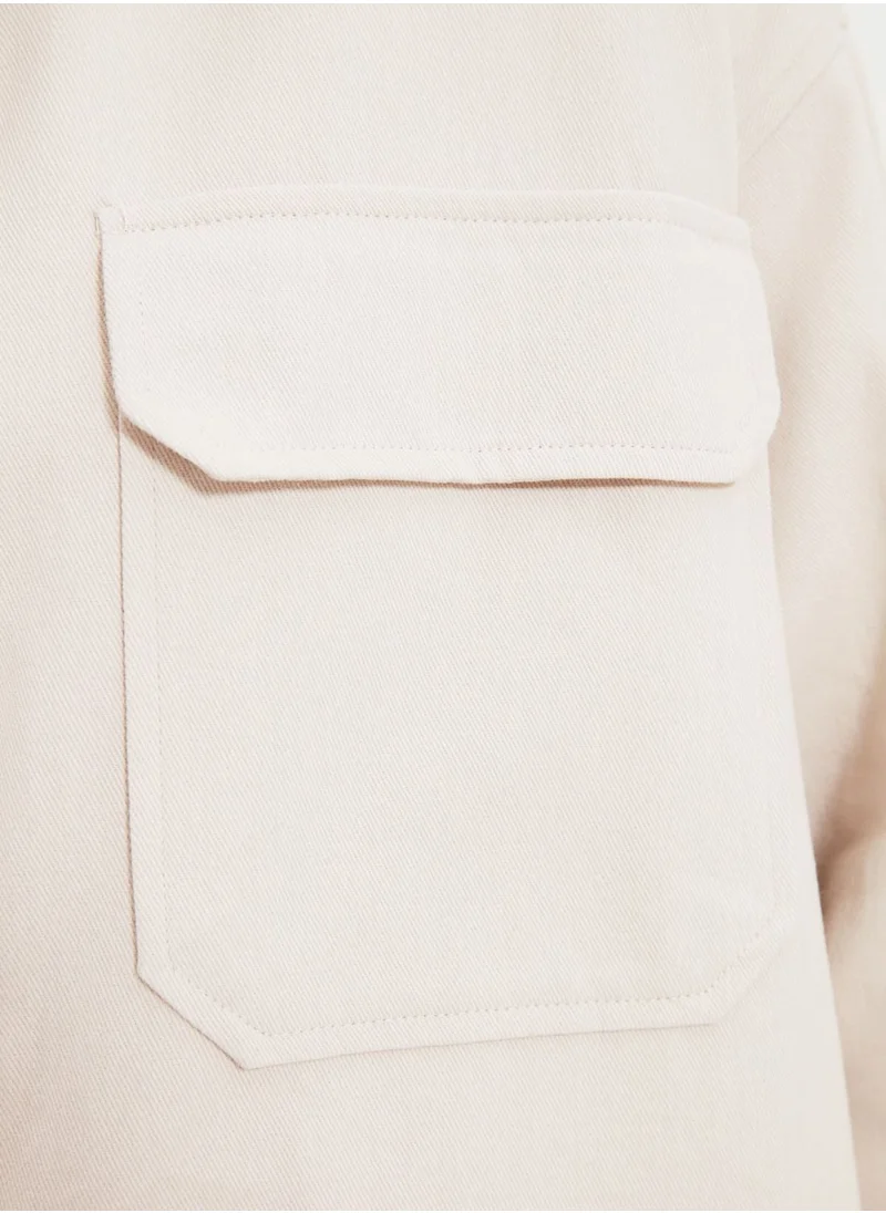 trendyol Button Down Shirt & Pants Set