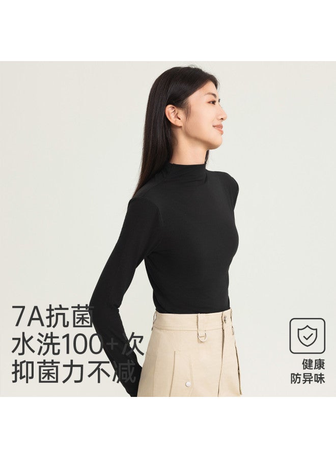 VVC Women'S Base Layer Turtleneck Long Sleeve Slim Fit Thermal Shirt For Autumn/Winter, Breathable Hyaluronic Acid Underwear - Image 3