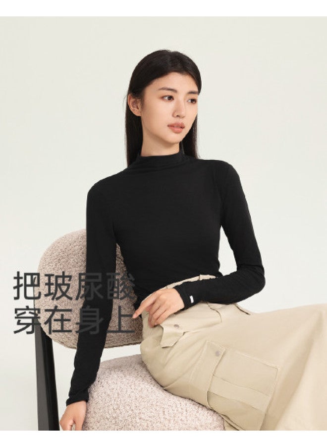 VVC Women'S Base Layer Turtleneck Long Sleeve Slim Fit Thermal Shirt For Autumn/Winter, Breathable Hyaluronic Acid Underwear - Image 1