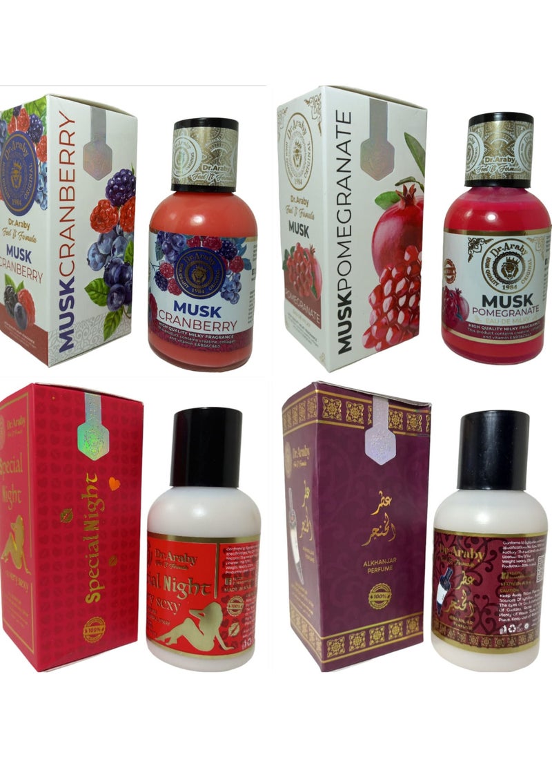 DR ARABY - Perfume milky Dr. Arabic 4 different perfumes - Image 1