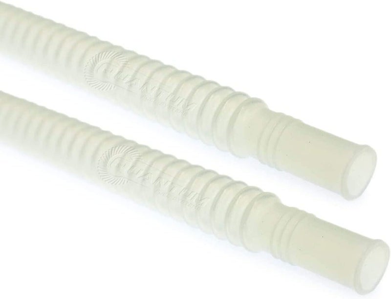 HFP QFS Corrugated Fuel Hose 350mm (13.7 in) Length - 8mm/9mm (0.31 in/0.35 in) Diameter, E85/Ethanol Compatible (Pack of 2) - Image 1