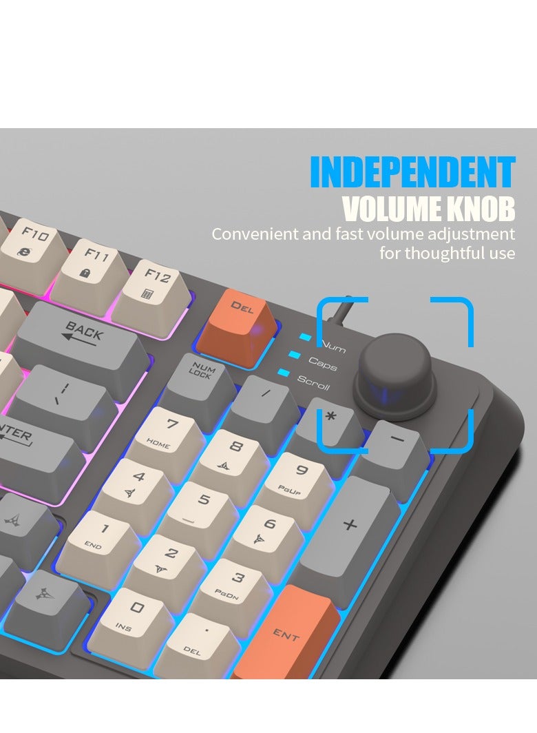 زونفوكس مجموعة ألعاب RGB مع ماوس ولوحة مفاتيح بتصميم عصري  - Image 4
