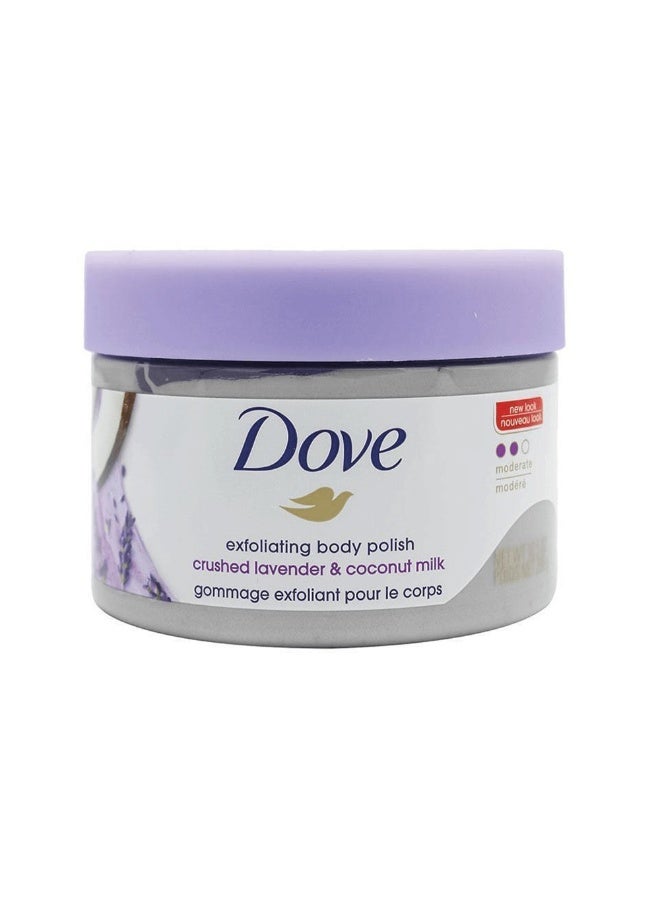 Lavender Powder & Coconut Milk Body Scrub Polish 298g