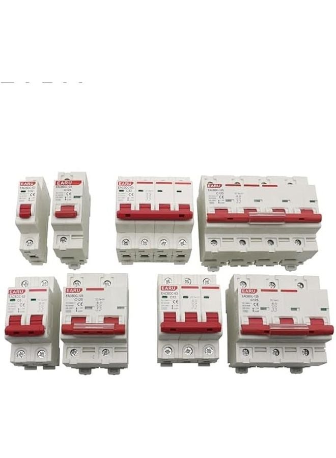 DC 1000V Solar Mini Circuit Breaker 1P 2P 3P 4P 6A 63A 80A 100A 125A MCB Overload Protection for Photovoltaic PV System - Image 2