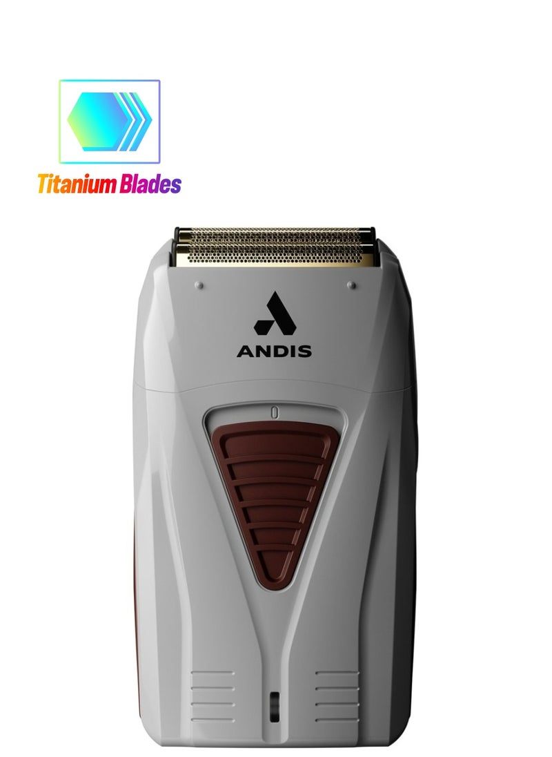 andis Andis Copper ProFoil Lithium Titanium Foil Shaver 17170 | Shaver for men & women | Rechargeable hair shaver with Powerful Motor | Professional Hair shaver  - Image 1