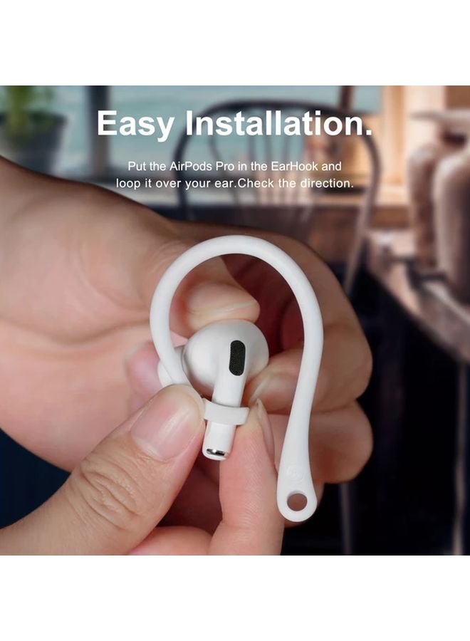 Pink Anti Lost Ear Hooks Secure Fit Holder For Wireless Earbuds - Image 3
