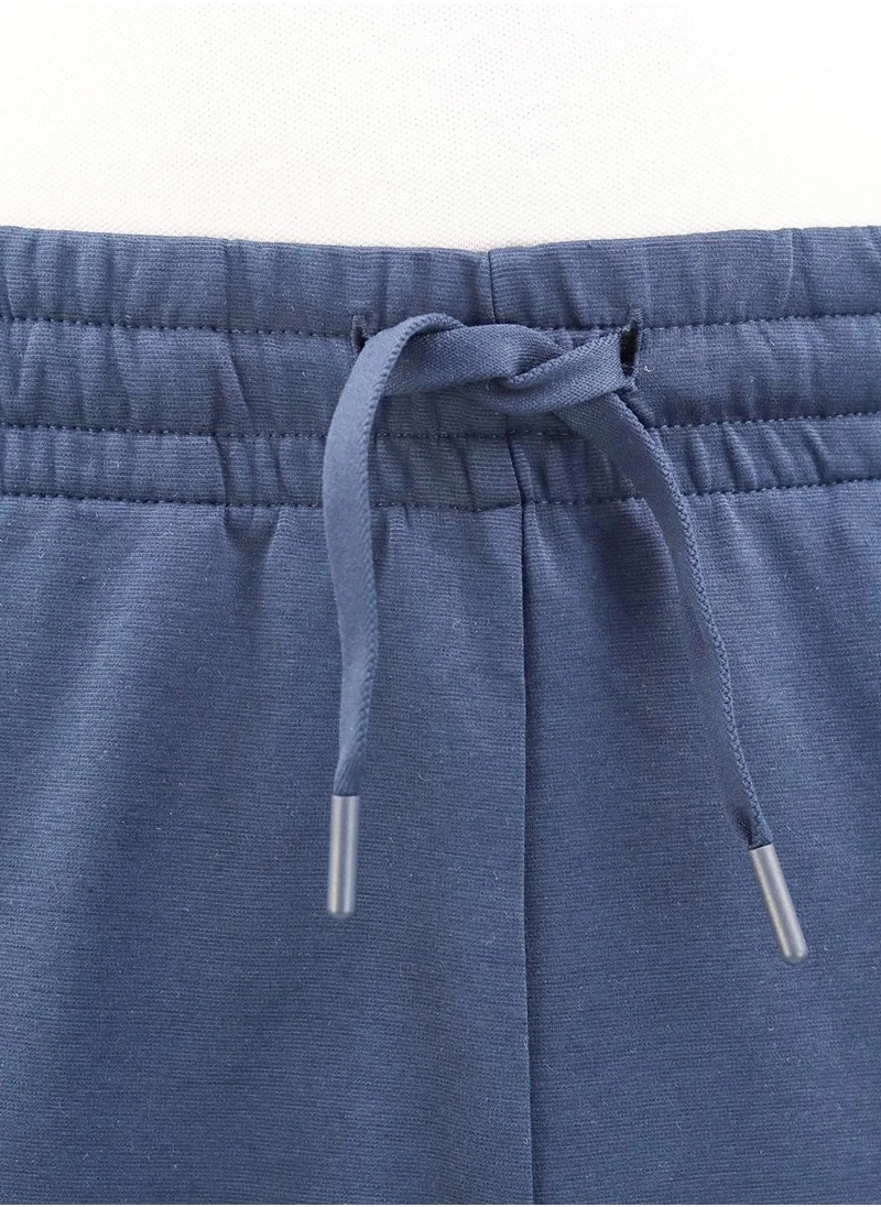 GIORDANO Men's Interlock Shorts - Navy Blue