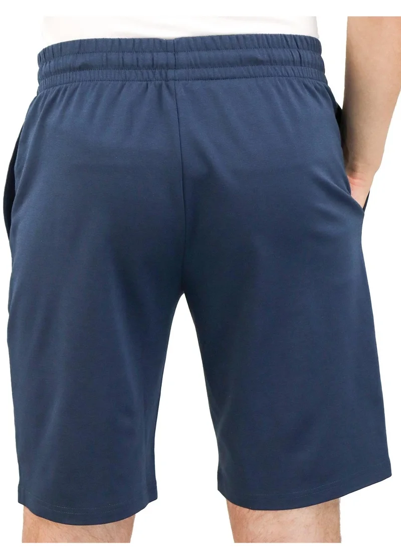 GIORDANO Men's Interlock Shorts - Navy Blue