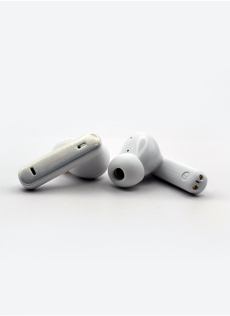 GRABIT - True Wireless Earbuds ANC & ENC for Clear Sound enjoy deep bass and noise-free calls with ANC + ENC technology. With 4-5 hours playtime, a 300mAh charging case, and fast 1.5-hour charging, stay powered all day. Compatible with iPhone, Samsung, OnePlus, Xiaomi, Huawei, Google Pixel, iPads, and more perfect for work, travel, and workouts. - Image 1