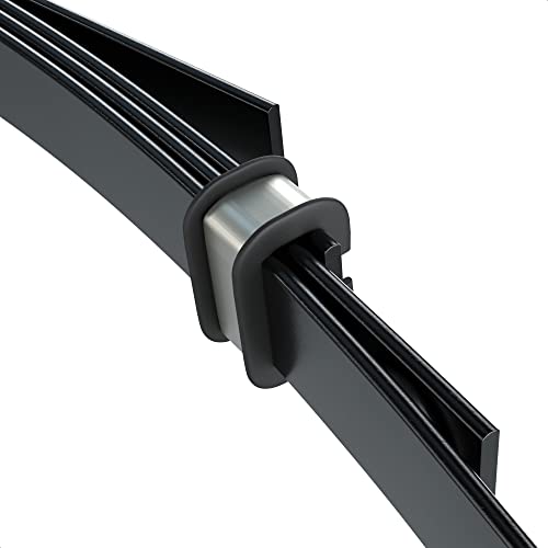 10L0L Heavy Duty Rear Spring Kit for Club Car DS 1981-up Golf Cart, 4 Leafs Spring with Bushings Spacers & U Bolts, OEM# 102006501 1014675 1011149 - Image 4