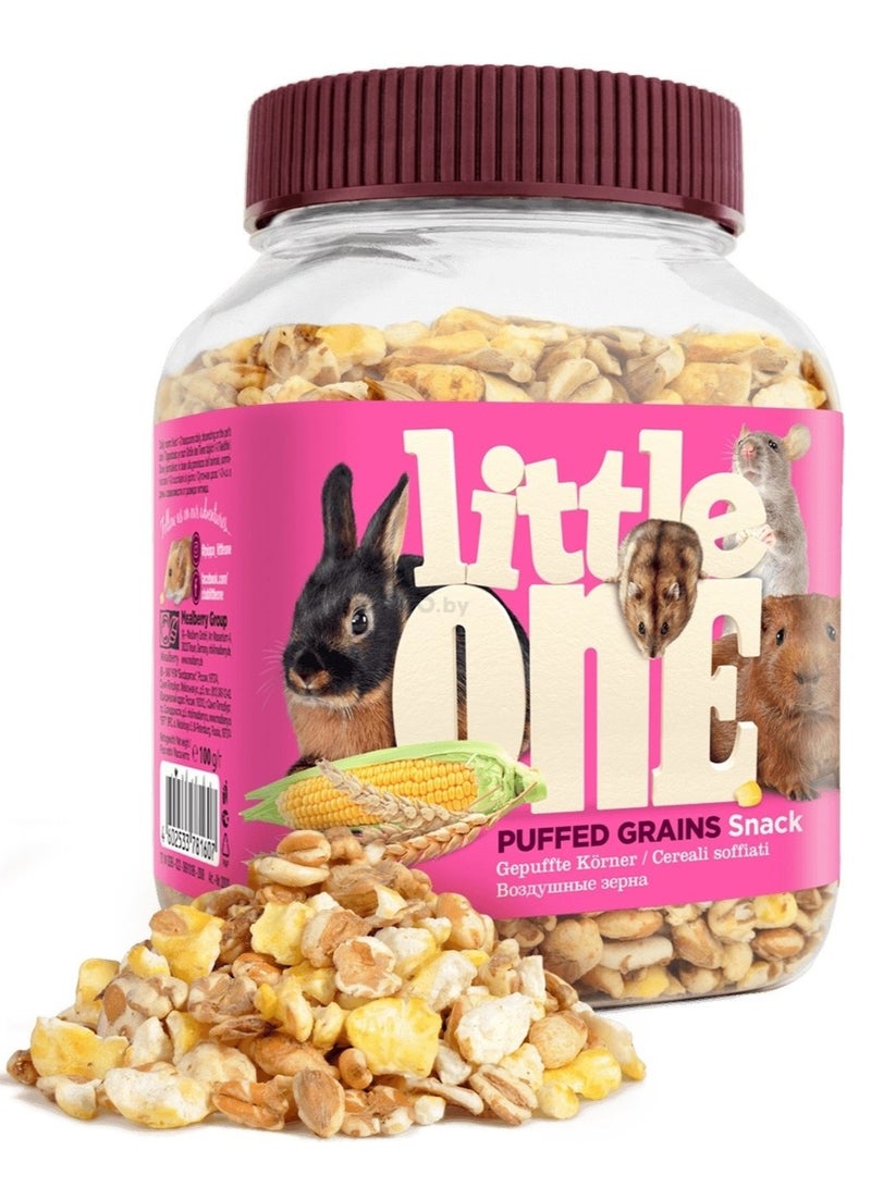 Little one snack Puffed grains 100g - Image 2