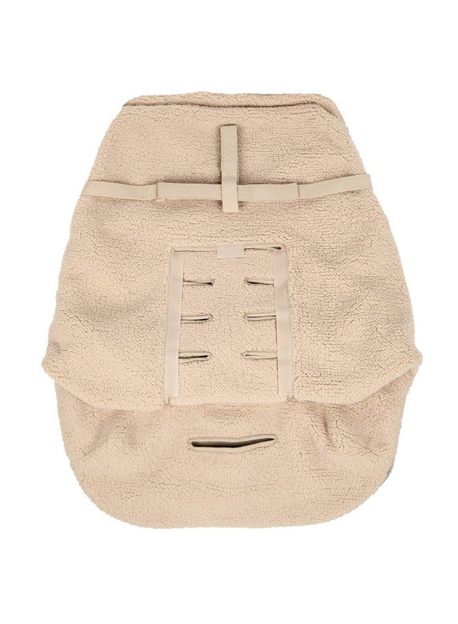 TOMY طقم تومي كول باندل مي غطاء مقعد السيارة الشتوي للأطفال وحقيبة البطانية - غطاء مقعد السيارة للأطفال مبطن بشيربا - أغطية مقاعد السيارة للأطفال الشتوية المريحة - شيرلينغ أصلي - Image 5