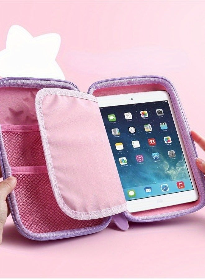 إسكدنيا حقيبة أقلام رصاص مدرسية ذات سعة كبيرة منظم قرطاسية صندوق تخزين بسحاب صندوق تخزين هدايا أعياد الميلاد مستلزمات مدرسية 3D نمط يونيكورن - Image 5