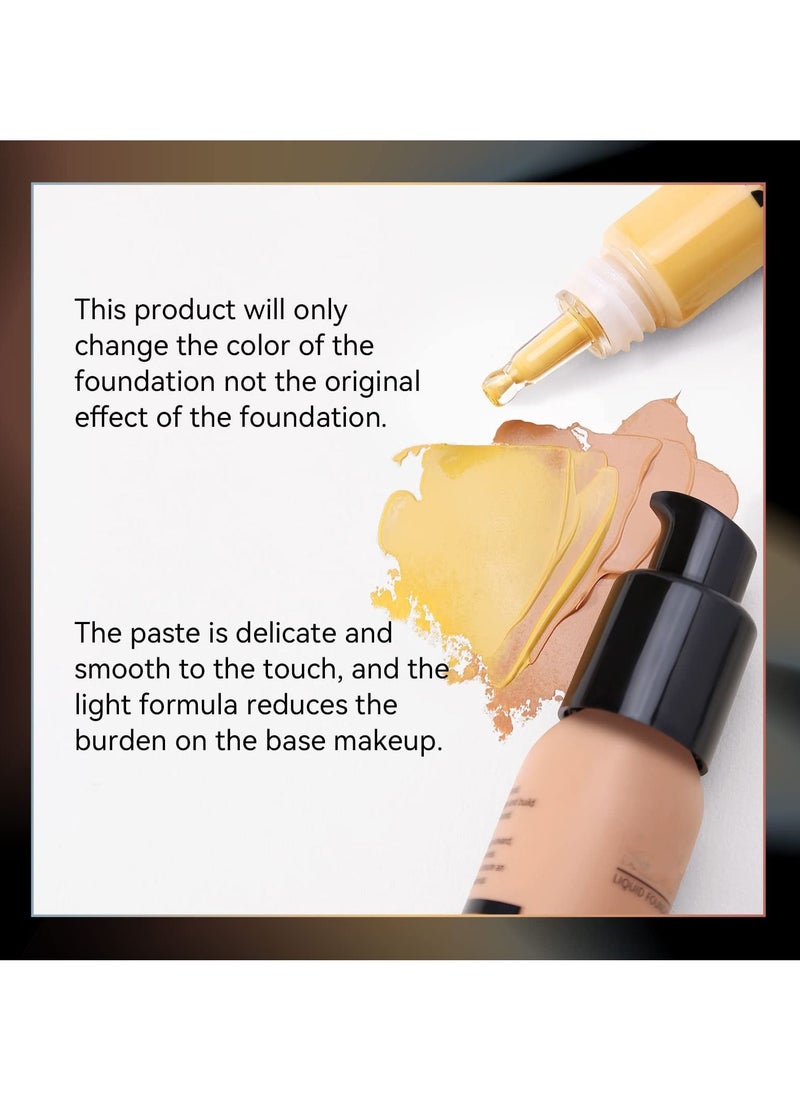 SYOSI - SYOSI Blue Foundation, Blue Pigment Mixer, Corrector Foundation Shade Adjuster, Smooth and Light, Blends Easily with Foundation Warm to Cold, Cruelty-free - Image 1