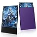Proijeut 200 Pack Card Sleeves Matte Dual Trading Card Sleeves with Opaque Back Smooth Shuffle Tear Resistant Card Protectors for MTG TCG and Game Cards Metallic Purple - Image 3