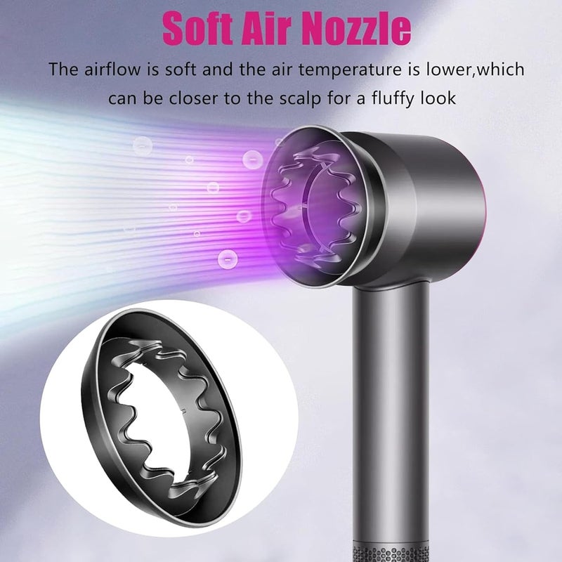 Chuancheng Gentle Air Nozzle Attachments 969749-01 for Dyson Supersonic Hair Dryer HD01,HD02,HD03 Iron Color - Image 2
