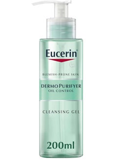 Eucerin Dermo Purifyer Cleansing Gel, suitable for acne-prone skin, without perfume and soap-free, 200 ml