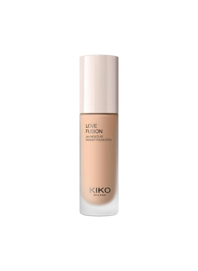 Kiko Milano WARM GOLD LOVE FUSION 24H MOISTURE RADIANT FOUNDATION for Women | Best Price UAE