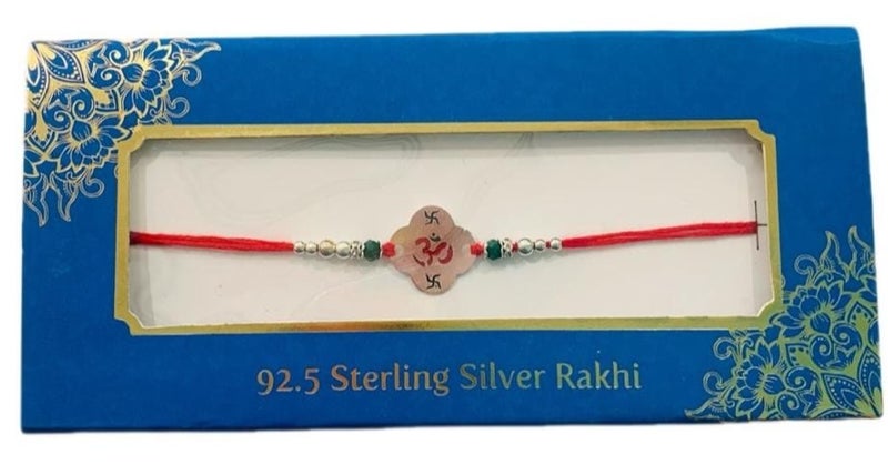 BANDHAN 925 SILVER RAKHI KHUSHBOO JEWELES - Image 1