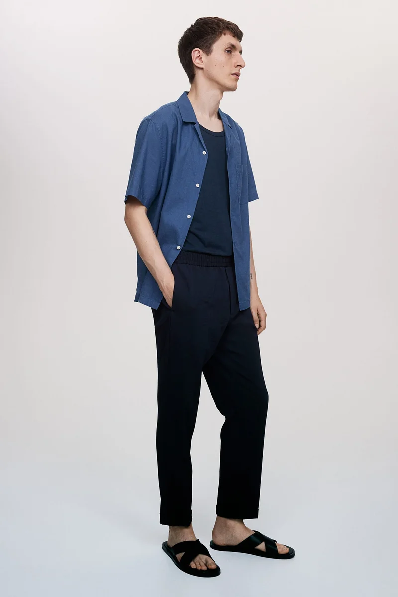 اتش اند ام Slim Fit Twill trousers