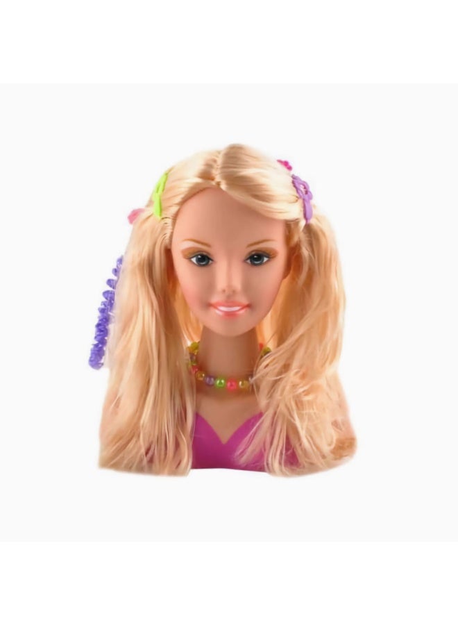 Makeup and hairstyling doll head for girls with various beauty accessories - Image 5