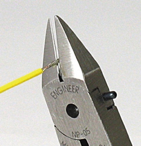 Engineer مقصات صغيرة من الفولاذ الكربوني من ENGINEER لقص وتقليم البلاستيك (حقن القوالب) ، سلك نحاسي. صنع في اليابان. - Image 2