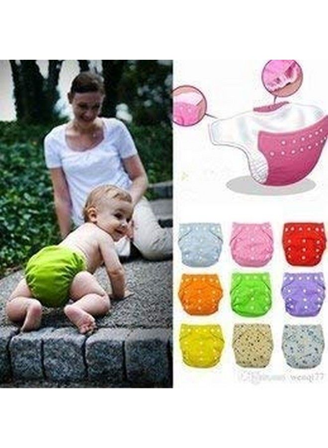 Baby Station All In One Bottom Bumpers Washable Cloth Diaper (Multi Colours) (Set Of 7) - Image 3