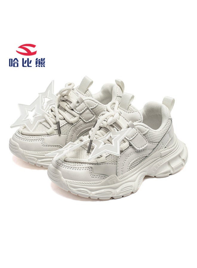 Habib Net Spring Girls Casual Shoes Double Net Boys Hook And Loop Easy To Wear And Take Off Sneaker A Generation Of Hair