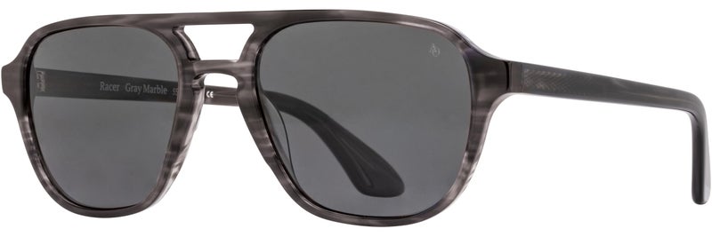 American Optical Racer Sunglasses AOLite Nylon Lenses Gray Marble FramesTrueColor Gray Nylon Lens Polarized