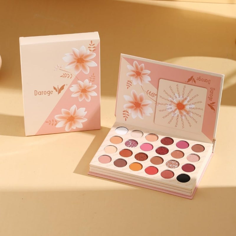 COSLUXE x Daroge Blusher Palette All In 1 Make Up Eyeshadow Highlight Blush Palette Long Wearing Highly Pigmented Glitter Makeup Palette For Women Girls 106g - Image 3