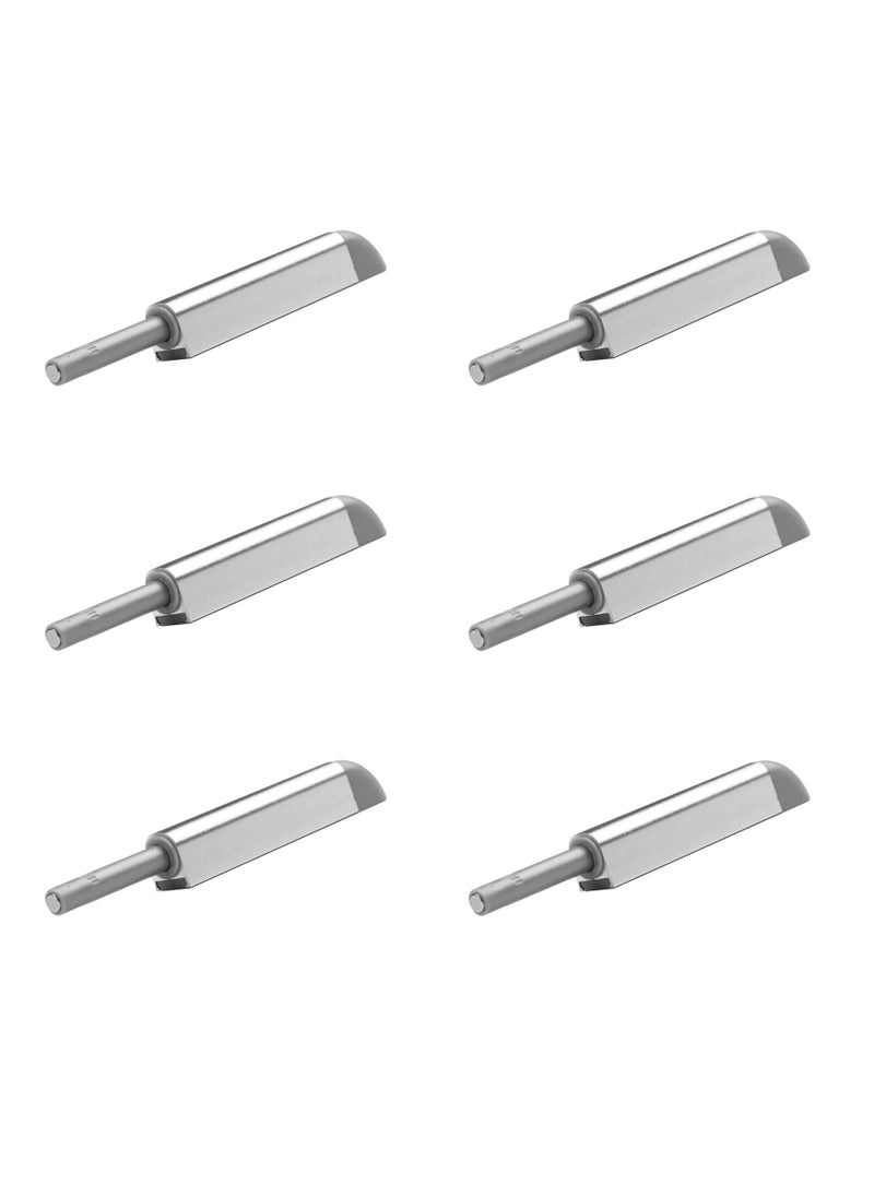 Y&D Magnetic Touch Latch, Door Catch Push to Open Latch Adjustable Cabinet Closures Release Catches Damper for Kitchen Closet Wardrobe Cupboard (6Pcs Silver)  - Image 1