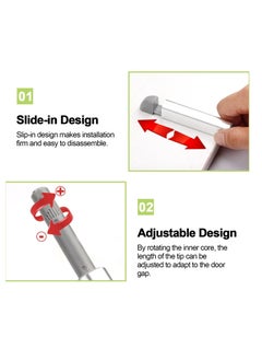 Y&D Magnetic Touch Latch, Door Catch Push to Open Latch Adjustable Cabinet Closures Release Catches Damper for Kitchen Closet Wardrobe Cupboard (6Pcs Silver)  - Image 4