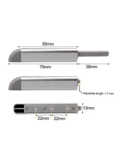 Y&D Magnetic Touch Latch, Door Catch Push to Open Latch Adjustable Cabinet Closures Release Catches Damper for Kitchen Closet Wardrobe Cupboard (6Pcs Silver)  - Image 2