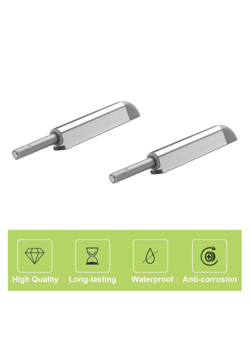 Y&D Magnetic Touch Latch, Door Catch Push to Open Latch Adjustable Cabinet Closures Release Catches Damper for Kitchen Closet Wardrobe Cupboard (6Pcs Silver)  - Image 3